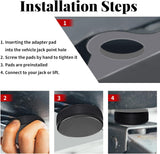 Lifting Jack Pad for Tesla Model 3/S/X/Y, 4 Pucks with Storage Case, Accessories for Tesla Vehicles 2013 to 2024 - RaditShop