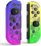Controller Compatible with Switch Controller with Grip Hand,Switch Controllers Supports Wake-up Function (Red and Blue - RaditShop