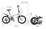 bike Liberte 23 lb Lightweight Aluminum Alloy 20-Inch 8-Speed Folding Bicycle - RaditShop