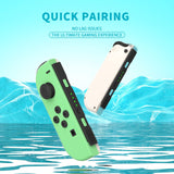 Controller Compatible with Switch Controller with Grip Hand,Switch Controllers Supports Wake-up Function (Red and Blue - RaditShop