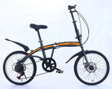 bike Liberte 23 lb Lightweight Aluminum Alloy 20-Inch 8-Speed Folding Bicycle - RaditShop