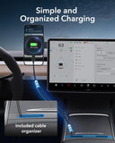 ESR Dashboard Compatible with Magsafe Car Mount Charger for Tesla, Magnetic Wireless Car Charger for iPhone 15/14/13/12 Series, Tesla Touchscreen Car Phone Mount, Strong Magnets Fast Charging, Black - RaditShop