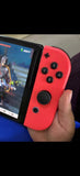Controller Compatible with Switch Controller with Grip Hand,Switch Controllers Supports Wake-up Function (Red and Blue - RaditShop