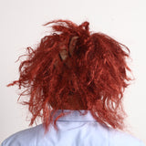 Scary Horror Child's Play Chucky Costume Latex Mask Halloween Cosplay Masquerade Party Props Brown - RaditShop