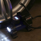 Tire Inflator Digital 12V DC Portable Air Compressor Tire Pump, Blue - RaditShop