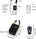 Bike Lock with Remote Control, Anti-Theft Vibration Alarm with 31 Inch Cable Length, IP55 Waterproof for Bicycle Motorcycle Door Fence Gate Scooter Baby Stroller - RaditShop