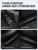 Tesla Model Y Under Seat Storage Box Organizer Waterproof Hidden Tray Underseat Bins with Lid Cover Storage Accessories 2020 2021 2022 2023 2024 - RaditShop