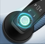 Office Hotel Electronic Biometric Key Security Smart Door Lock Fingerprint Password Door Handle - RaditShop