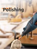 DETLEV PRO Rotary Tool Kit with 153 Accessories 170W Variable Speed with Flex Shaft for Cutting Carving Grinding Projects - RaditShop
