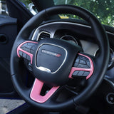 Challenger Steering Wheel Trim for 2015-2024+ Dodge Challenger, Charger, 2014-2024+ Dodge Durango, Jeep Grand Cherokee SRT8 - RaditShop