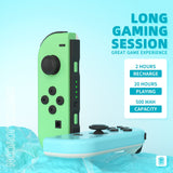 Controller Compatible with Switch Controller with Grip Hand,Switch Controllers Supports Wake-up Function (Red and Blue - RaditShop