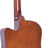 Rosefinch Acoustic Guitar 3/4 Size 38 inch for Beginner Adults Teen Basswood Guitare Acoustique Kit W/Nylon Bag Tuner Picks 6 Steel Strings Capo Cloth Strap Winder【38" Chocolate - RaditShop