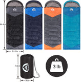 Sleeping Bag 3 Seasons,  Lightweight, Waterproof Indoor & Outdoor - RaditShop
