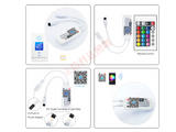 LED Light Strip, Megulla 32.8ft/10m Music Sync Color Changing RGB LED Strip with Remote, Sensitive Built-in Mic - Sparkmart