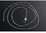 925 Sterling Silver chain necklace Adjustable up to 18" inch/45cm - RaditShop