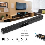 TV Soundbar 5.0, Hifi Sound Powerful Bass 2.0 Channel Home Theater Soundbar with Three Sound Modes,1200mAh Capacity, for Smart Television