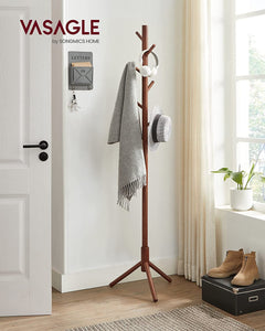 Solid Wood Coat Stand, Tree Stands, Floor hanger Standing Coat Rack, for Entryway, Hallway - RaditShop