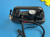 Car Tire Inflator, air pump, Dual Cylinder Heavy Duty Cylinders Air Compressor Pump with LED Light for Auto