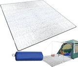 200*150CM Aluminium Foil Camping Mat, Insulating Waterproof Thermal Foam Sleeping Mat For Camping, Sleeping Roll Pad Of Aluminum Foil, Foldable Double-sided Tent Mat For Outdoor Camping Hiking Picnic - RaditShop