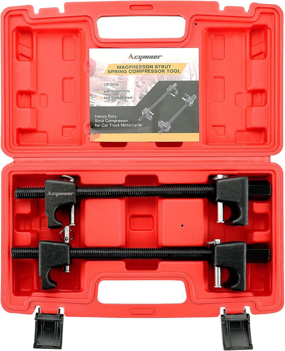 Macpherson Strut Spring Compressor Tool Kit | Universal Coil Spring Compressor Tool, 1/2