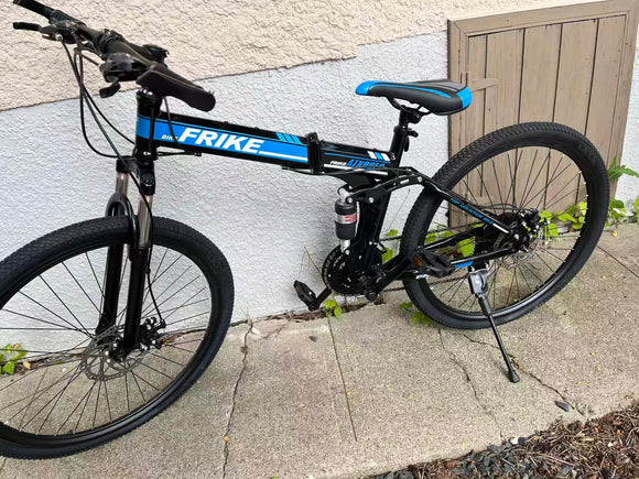 EUROBIKE Folding Bike, Folding Mountain Bike,Adult Bike,TSM G4/G7 Bicycle, 26/27.5Inch,Dual Disc Brake Bike