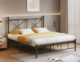 Black metal queen size Bed Frame