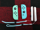 Controller Compatible with Switch Controller with Grip Hand,Switch Controllers Supports Wake-up Function (Red and Blue