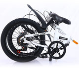 bike Liberte 23 lb Lightweight Aluminum Alloy 20-Inch 8-Speed Folding Bicycle - RaditShop