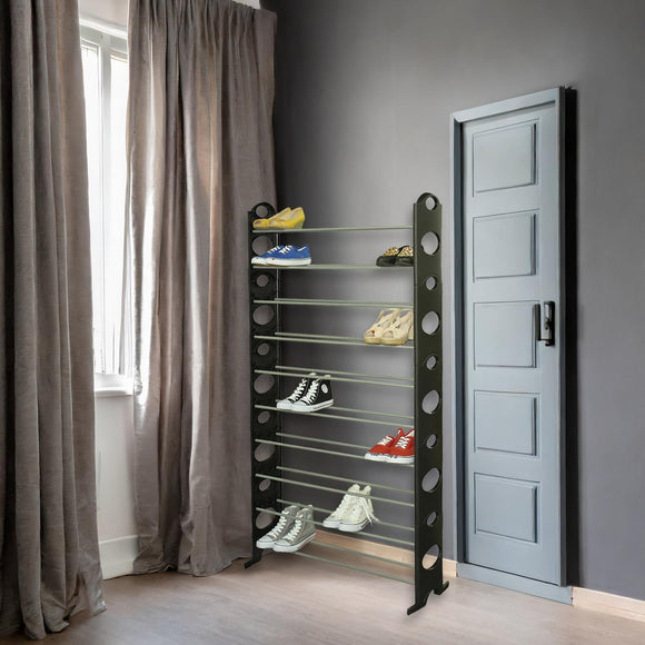 10-Tier Metal Shoe Rack, 378 and 379