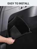 2022-2024 Tesla Model Y Trunk Organizer Waterproof Rear Trunk Storage Bins Side Box with Carpeted Lip Interior Accessories Set of 2 for Model Y 5-Seater