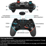 Switch Pro Controller Wireless Compatible with Nintendo Switch Manette/OLED/Lite, FUNLAB Firefly Bluetooth Remote Gamepad /NFC/Paddle