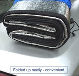 200*150CM Aluminium Foil Camping Mat, Insulating Waterproof Thermal Foam Sleeping Mat For Camping, Sleeping Roll Pad Of Aluminum Foil, Foldable Double-sided Tent Mat For Outdoor Camping Hiking Picnic - RaditShop