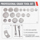 21pc Professional Disc Brake Caliper Wind Back Tool Kit