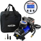 Tire Inflator Digital 12V DC Portable Air Compressor Tire Pump, Blue