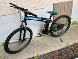 EUROBIKE Folding Bike, Folding Mountain Bike,Adult Bike,TSM G4/G7 Bicycle, 26/27.5Inch,Dual Disc Brake Bike