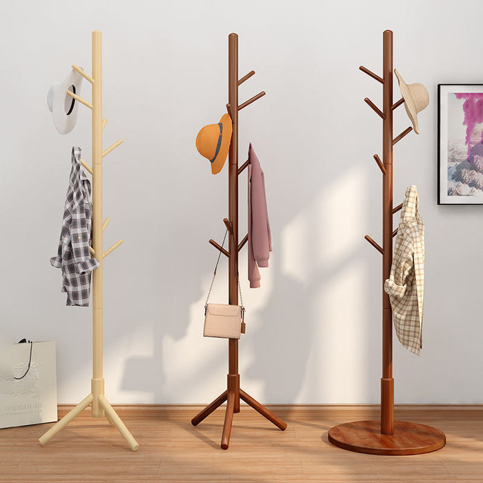Solid Wood Coat Stand, Tree Stands, Floor hanger Standing Coat Rack, for Entryway, Hallway - RaditShop