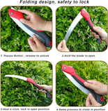 10-Inch Razor TOOTH Folding Saw | Pruning Saw Designed for Single-Hand Use | Curved Blade Hand Saw - RaditShop