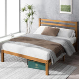 Zinus Queen Bed Frame -&nbsp; Bamboo Platform Bed Frame with Headboard