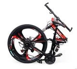 EUROBIKE Folding Bike, Folding Mountain Bike,Adult Bike,TSM G4/G7 Bicycle, 26/27.5Inch,Dual Disc Brake Bike