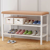 SONGMICS Shoe Bench, 3-Tier Shoe Rack for Entryway, 12.2 x 31.9 x 19.3 Inches - RaditShop