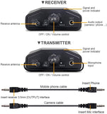 D Debra New Version DV UHF Wireless Lavalier Microphone with Remote Real-time Sound Monitor - RaditShop