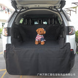 pet Trunk Cargo Cover with Bumper Flap Protection, Oversized Car Seat Cover Waterproof Nonslip Pet SUV Cargo Liner with Storage Pockets for Truck and SUV, Universal Fit (All Black) - RaditShop