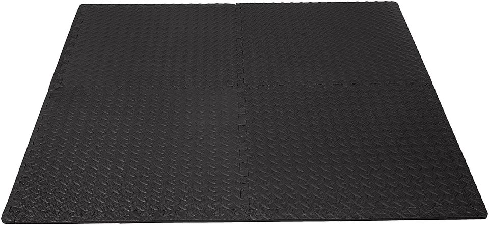 Exercise Training Puzzle Mat with Foam Interlocking Tiles, Gym Mat - Sparkmart