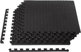 Exercise Training Puzzle Mat with Foam Interlocking Tiles, Gym Mat - Sparkmart