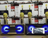 RORA Portable Karaoke speaker system with 2 Wireless Microphone, Bluetooth Karaoke Machine - Sparkmart