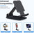 Cell Phone Stand, Angle Height Adjustable Cell Phone Tablet Stand for Desk, Foldable Portable Desktop Stand - RaditShop