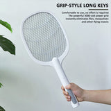 imirror Bug Zapper Racket, 2 in 1 Rechargeable Electric Fly Swatter, Mosquito Swatter for Indoor and Outdoor - RaditShop