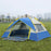 3-4 Person Instant Camping Tent, Easy Pop Up, 83'X74X53'',Waterproof Family Tents with Rainfly for Camp and Outdoor - RaditShop