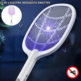 imirror Bug Zapper Racket, 2 in 1 Rechargeable Electric Fly Swatter, Mosquito Swatter for Indoor and Outdoor - RaditShop