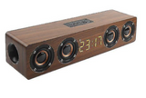 Retro Bluetooth Speaker with alarm clock, Vintage Radio for Home Indoor or outdoor ,Wooden Vintage Style, Rechargeable - RaditShop